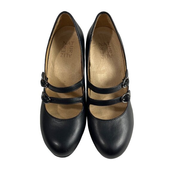 Naturalizer Women's Black Prudence Round Toe Heels Sz 5.5 - Picture 7 of 11